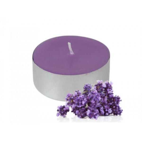 100 lü Tealight Mum - Mor