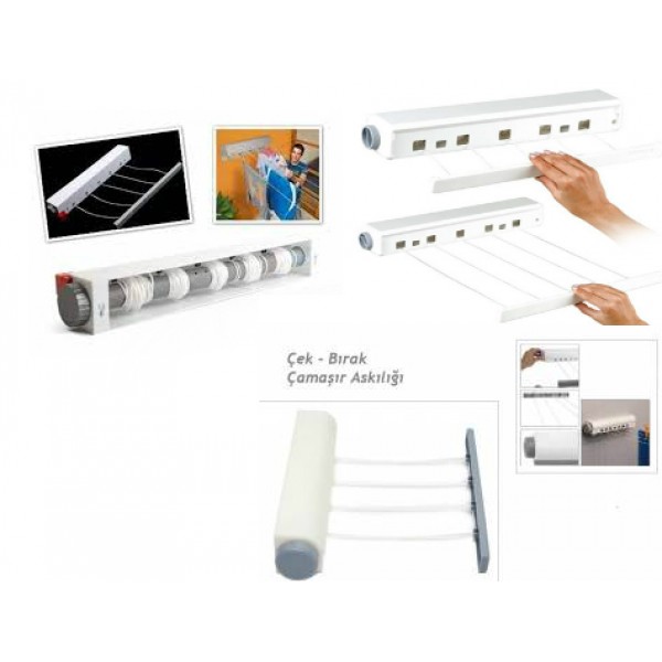 Çek As Pratik Çamaşır Askılığı 4 İpli