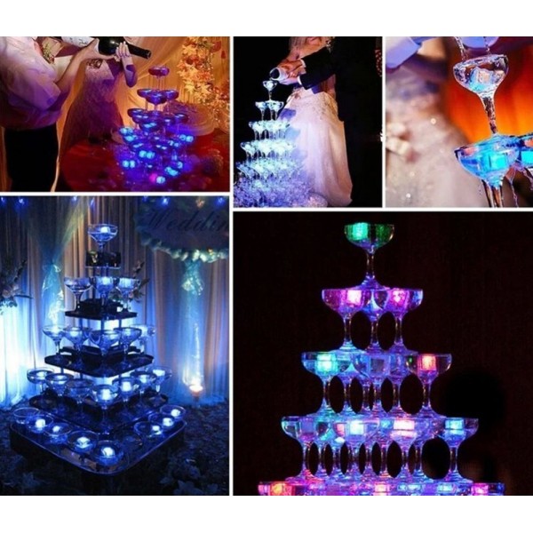 Suda Yüzen Kalp Şeklinde Led Tealight Mum