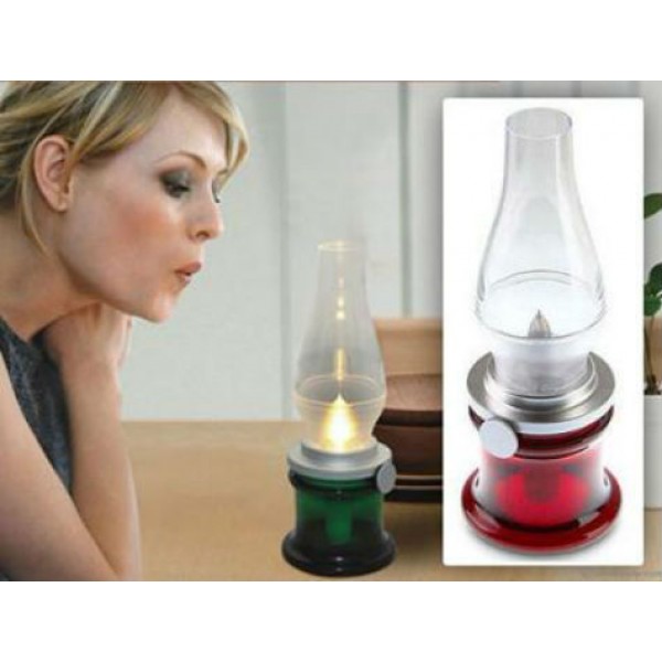 Üfleyince Yanan Nostaljik Gaz Lambası