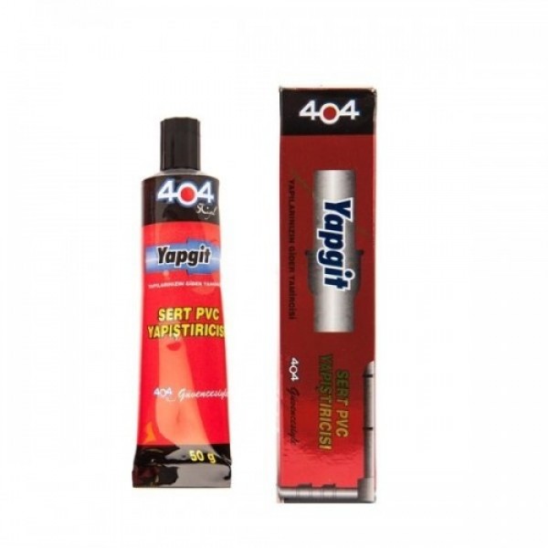404 Yapgit Sert PVC Yapıştırıcı 50 gr.