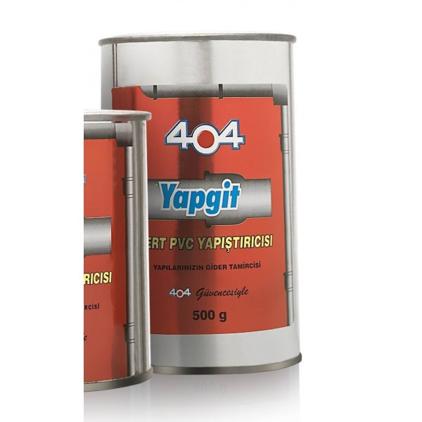 404 Yapgit Sert Pvc Yapıştırıcı 1000 gr