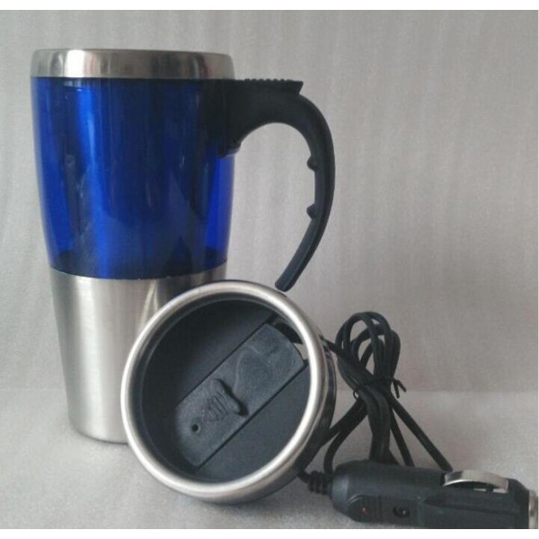 Araç İçi Su Isıtıcı Termos Kupa Bardak 450 ML 24V