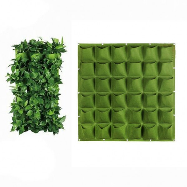 Keçe Saksı - Keçe Duvar Saksısı 36 Gözlü