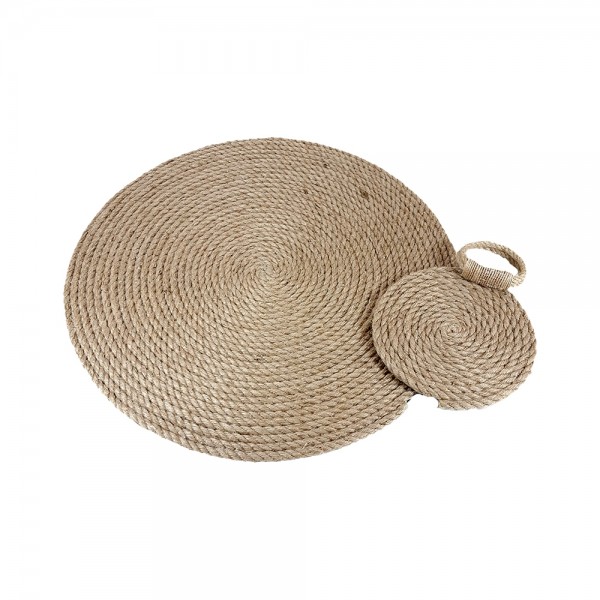 Supla - Hasır İp Halat Supla Takımı Amerikan Servis 18 Parça