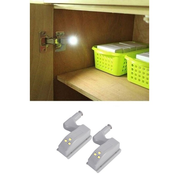 Yeni Model Z Sensörlü 2 li Gardrop Mutfak Dolabı Çekmece Aydınlatıcı Led Işık